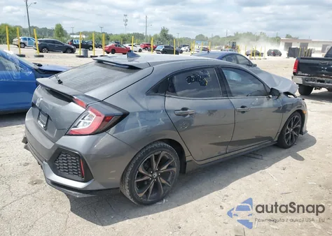 2017 Honda Civic Sport из США, поврежденный, VIN SHHFK7H46HU203443